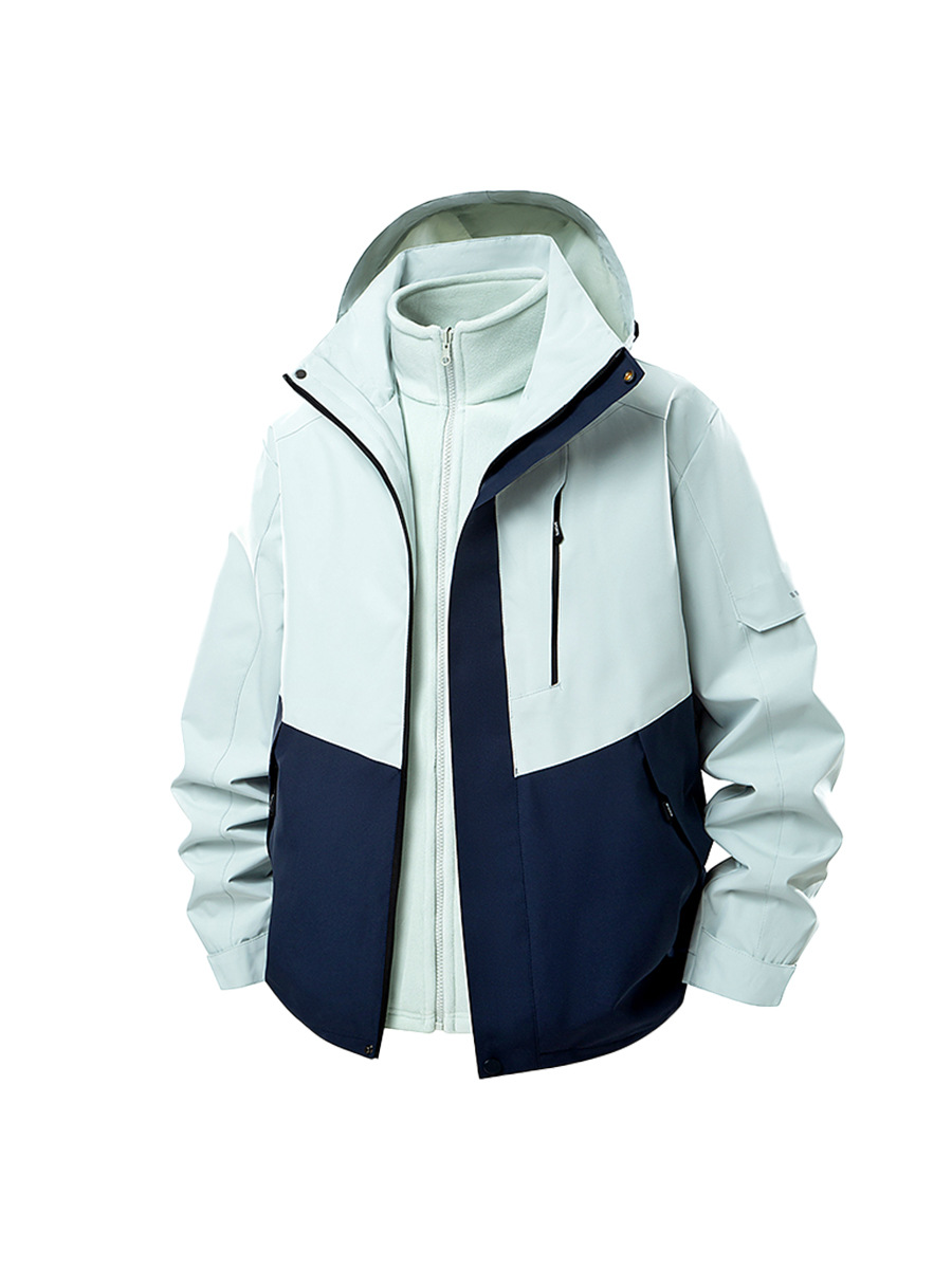 Nuevo abrigo impermeable a prueba de viento transfronterizo chaqueta interior con capuz para hombres herramientas de ropa de asalto al aire libre para mujeres