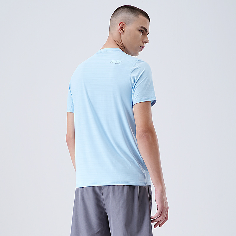 Camiseta Deportiva de Manga Corta para Hombre, Estilo Informal, para Verano 2025, Cuello Redondo, para Deportes al Aire Libre, Fitness y Running