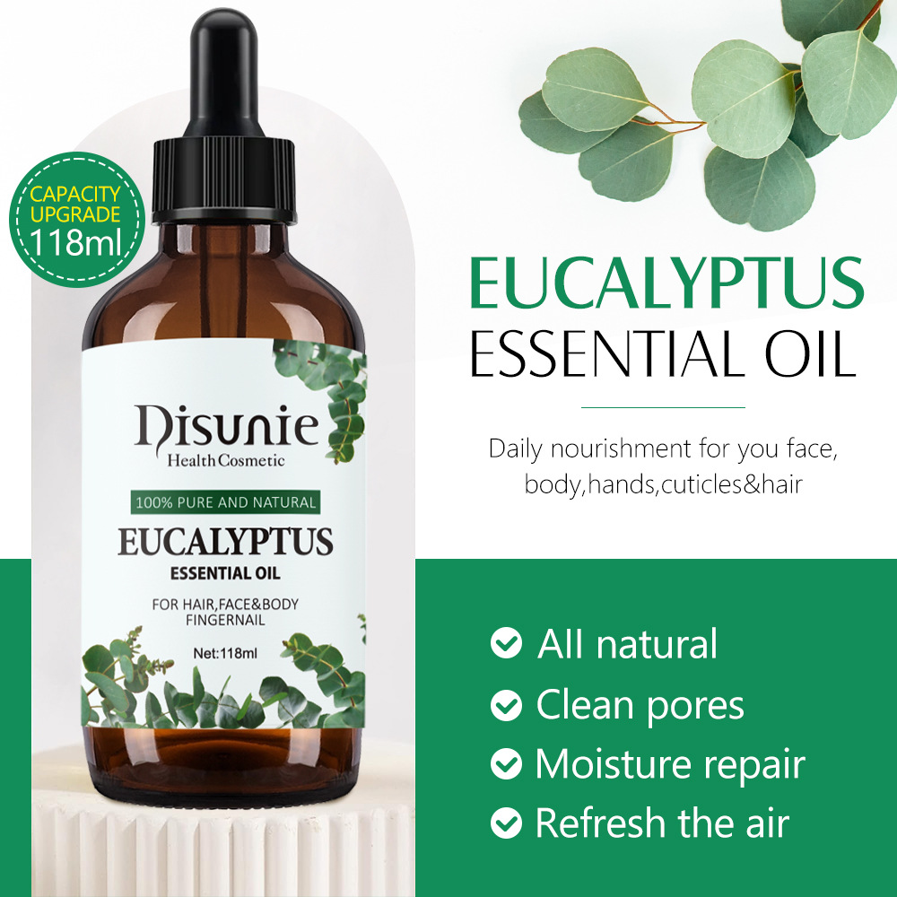 Pflanze Eukalyptus Disunie118ml Duftkörper Mehrzweck-ätherisches Öl, komplette Box_voghion.com