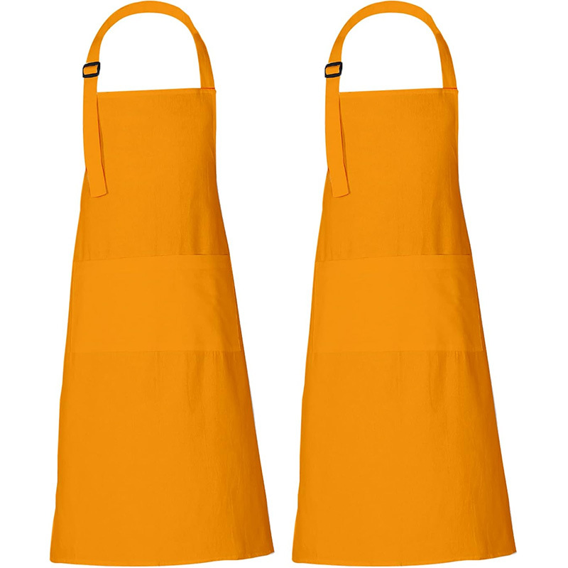 Transfronterizo Amazon alarga delantal logotipo personalizado poliéster cintura camarero ropa de trabajo cocina hogar delantal