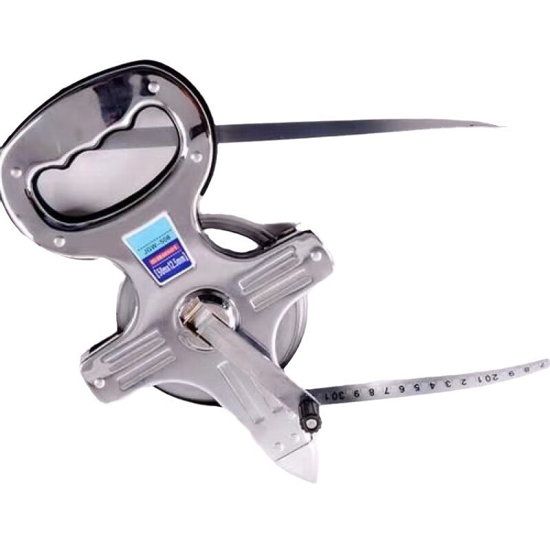 Regla de marco de acero, cinta de acero portátil, cinta de acero, cinta de medición de ingeniería de construcción, 30m, 50m, 100m, inserción de tierra, otros