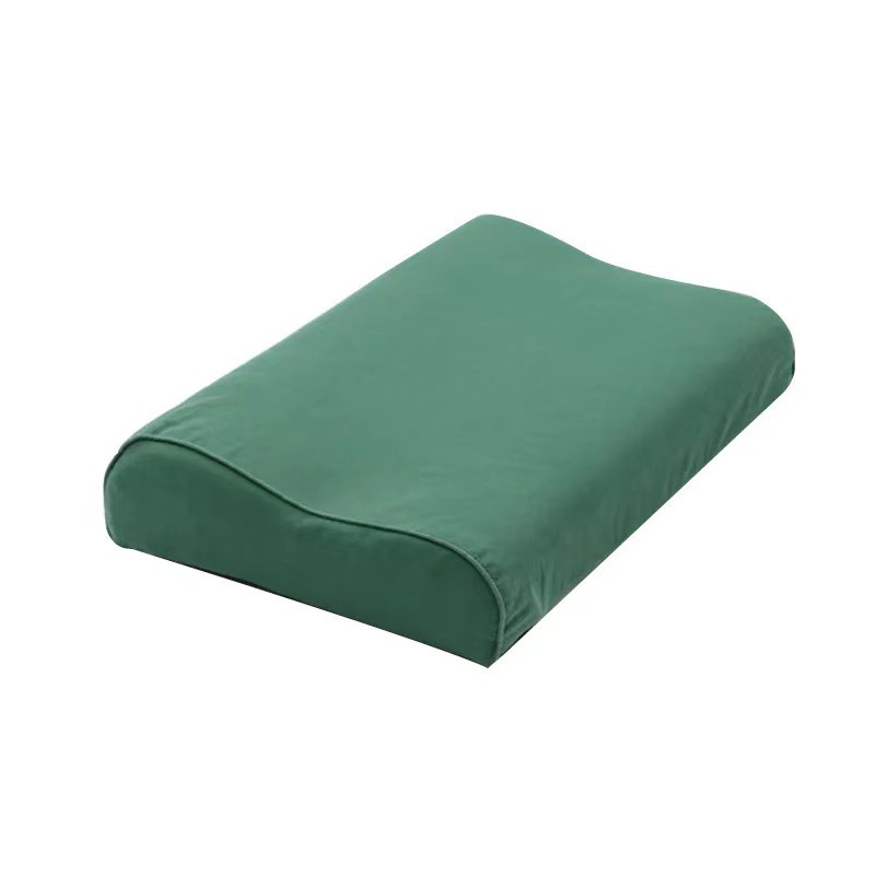 Factory direct military training pillow standard military green hard cotton dormitory pillow memory cotton pillow core hard pillow wholesale