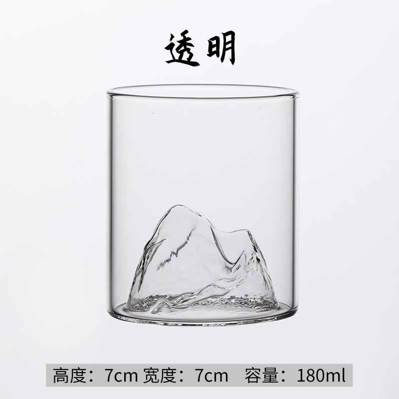 투명한 산 7cm*7cm