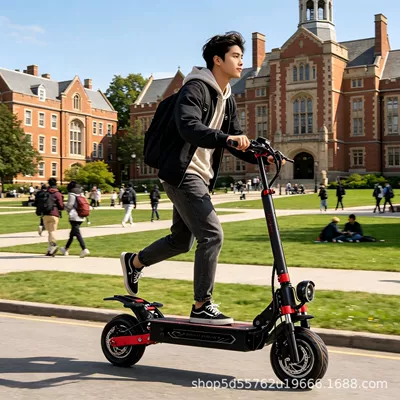 EU overseas warehouse BOYUEDA dual-drive electric scooter 52V/3200W foldable with mobile app for personal transportation (Qatlanan elektrik skuterlər)