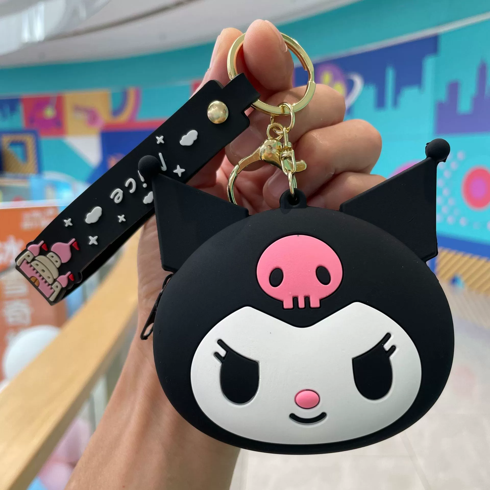 Sanrio силиконовый кошелек, сумочка для ключей, брелок, подвеска, подарок на день рождения