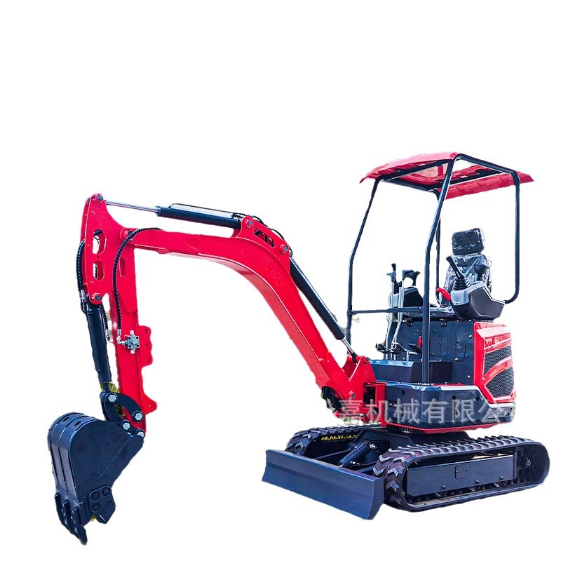 Construcción de verde urbano de carretera pequeña excavadora agrícola sedimentación de estanque de peces mini gancho