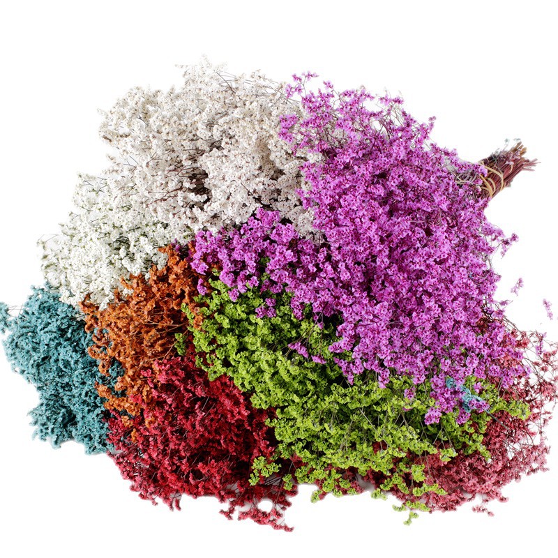 Yunnan fábrica mayorista de flores inmortales de cristal hierba flor seca pesa material DIY ramo de flores hechas a mano decoración del hogar