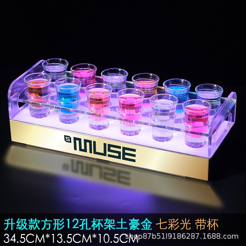 Barra de vino emisor de luz partido KTV Mesa cubo taza de vino titular de la taza de vino champán taza de la bala