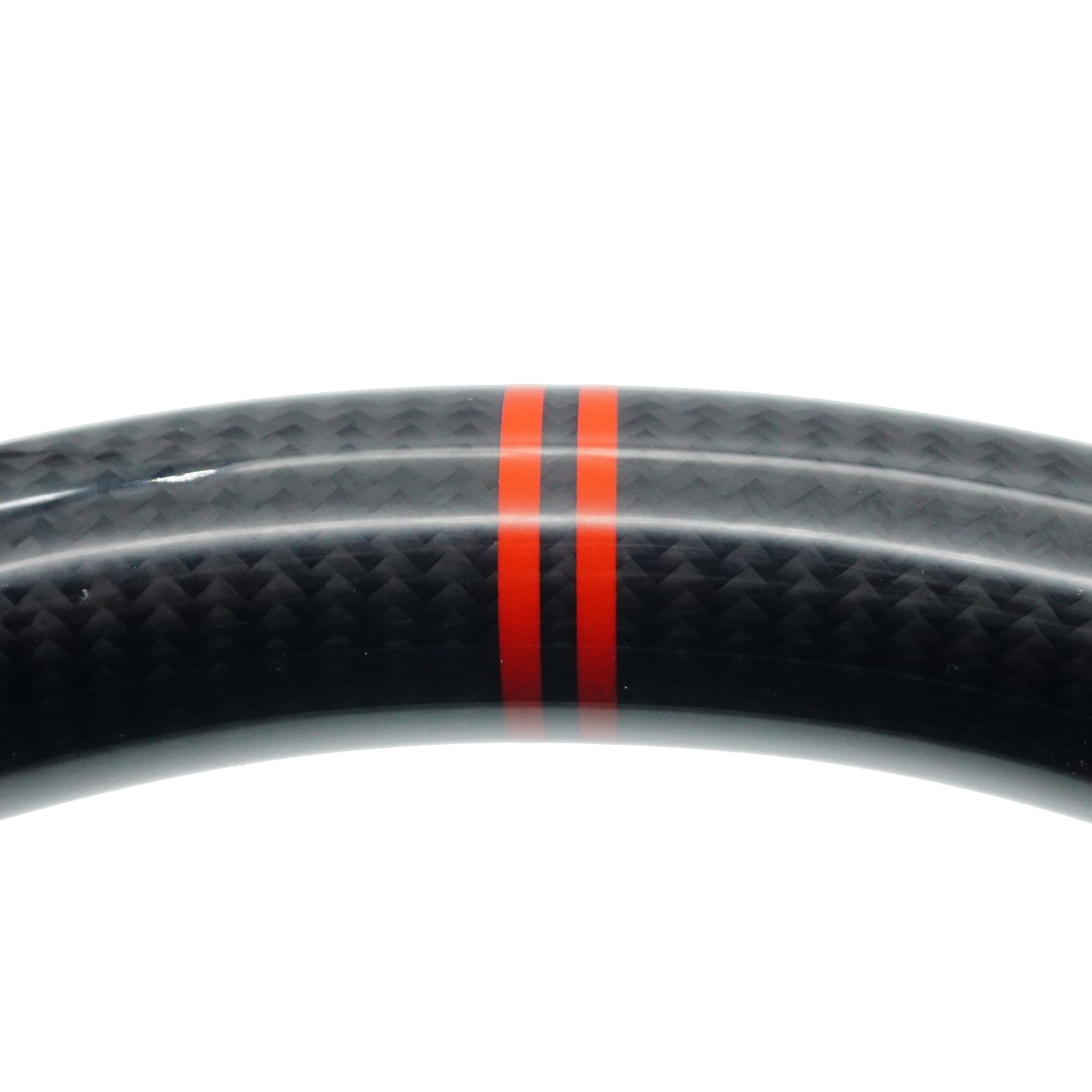 Suitable for Volkswagen Golf 6 Golf Mk6 Carbon Fiber Semi-Perforated Red Line Dual Red Centering Mark Steering Wheel
