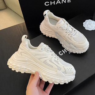 European Station Internet Celebrity Torre Shoes Women's Ins Trendy 2023 Autumn New Korean Fashion Trendy Thick Sole Sports Shoes