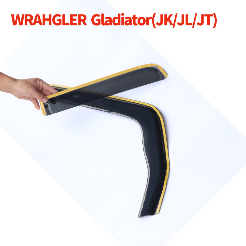 Suitable for Wrangler Wrahgler Gladiator (Jk/Jl) Rain Shield Windowvisor Brown