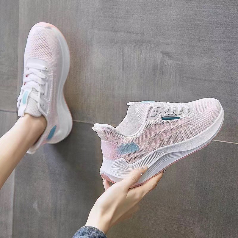 Damenschuhe Tennisschuhe Freizeitschuhe Sneakers Stoff Mesh Vielseitig gepolsterte Sneakers Schuhwerk_voghion.com