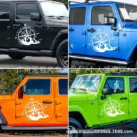 Трансграничные горячие продажи горы компас автомобильный компас компас авто джунгли приключенческий автомобиль наклейка декоративная наклейка мотоцикла