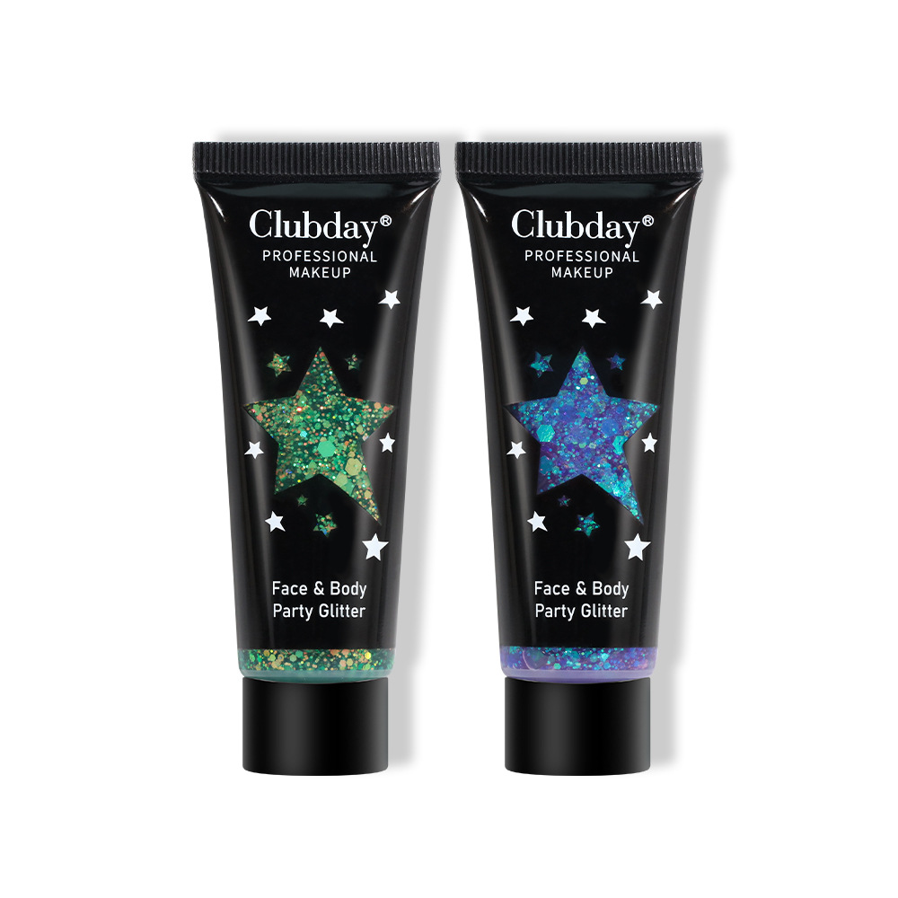 Beauty gel vloeibare pailletten body kerst make-up kameleon slang oogschaduw_voghion.com