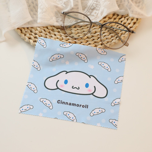 Cute cartoon multi-head series glasses cloth mobile phone screen lens cleaning cloth computer mobile phone screen wiping cloth