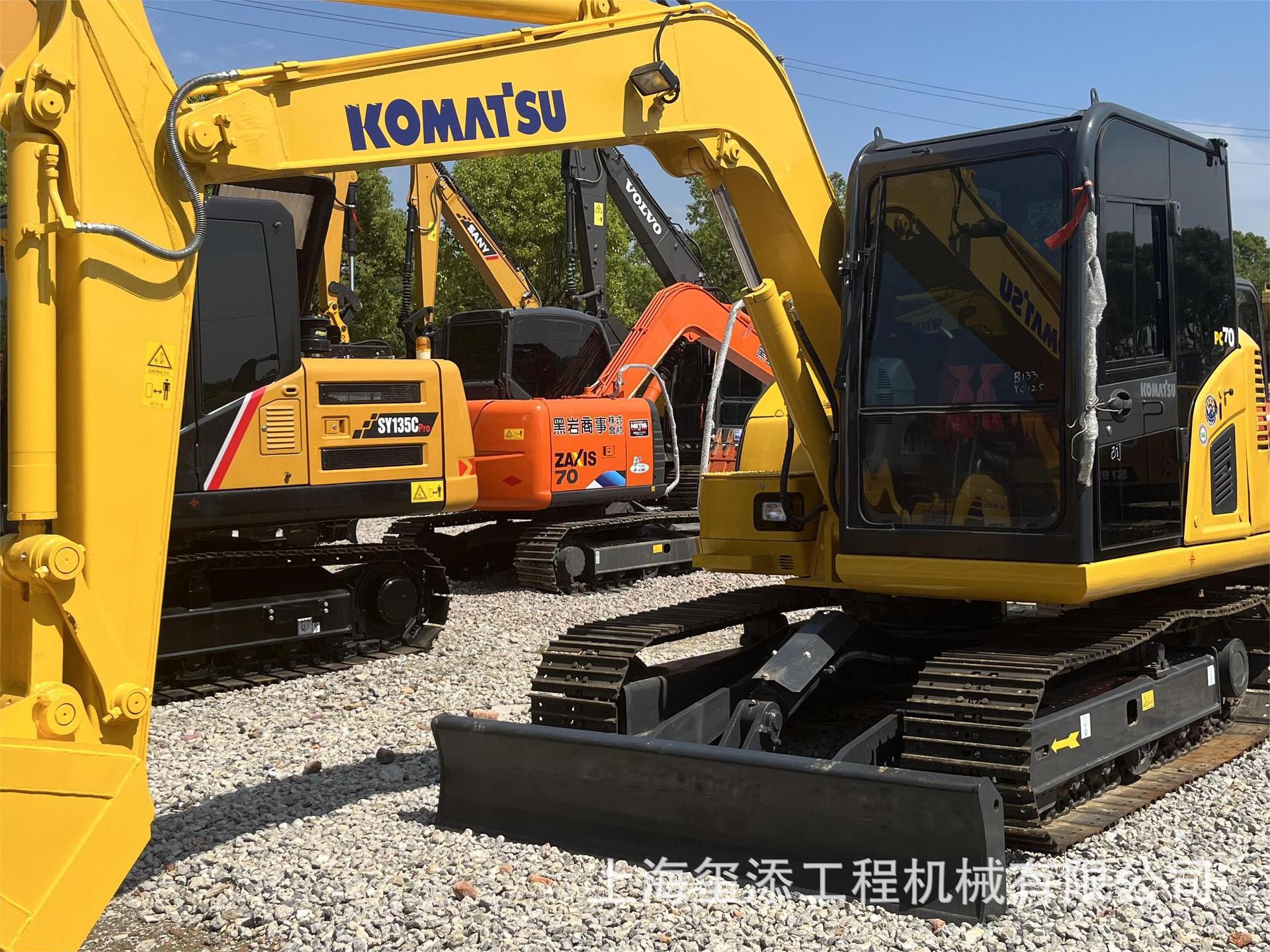 Used excatvator，8/9成新70-8,挖掘机，二手小松200挖机价格低