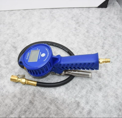 Blue Dot 3-in-1 Tire Pressure Digital Display Gauge Tire Inflation Gauge with Inflation and Deflation Tool Blpdtgiw60 (Air pressure gauge/tire pressure gauge) - blue