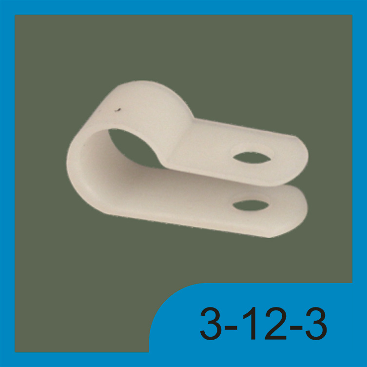 尼龙R型线夹 粘贴式吸盘定位片束线压线卡束线固定夹配线固定钮