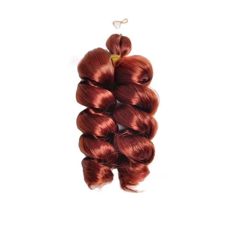 Fábrica directa de 12 pulgadas French Loose Curl Crochet Hair nuevo estilo de cabello de crochet africano