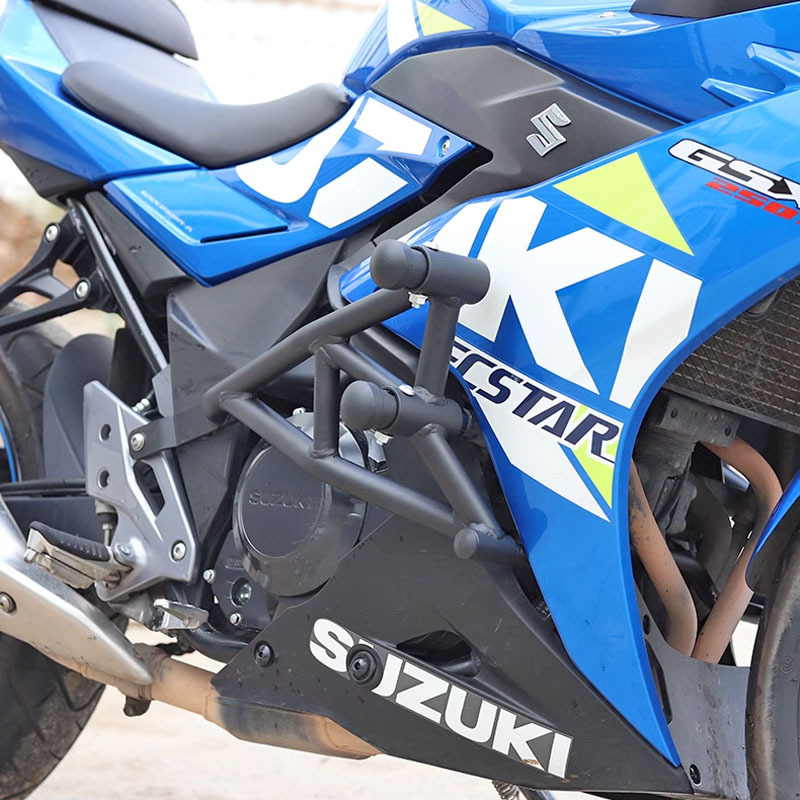 Applicable to Suzuki GSX250R bumper drop-resistant bumper rear shelf GSX250-A competitive bumper spring head bumper modification