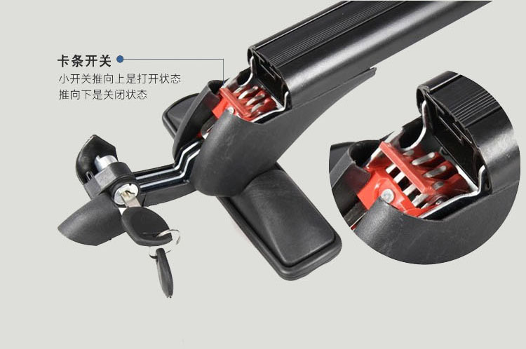 Suitable for Car Universal Luggage Rack Crossbar Aluminum Alloy Car Mpv Pickup Truck Roof Rack Beam Travel Rack