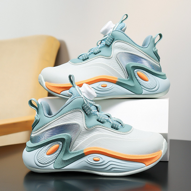 Children's Basketball Shoes, Boys' Shoes, Spring 2026 New Anti-Slip Shock-Absorbing Training Sports Shoes for Middle-Aged and Older Children and Primary School Students Children's Basketball Shoes, Boys' Shoes, Spring 2026 New Anti-Slip Shock-Absorbing Training Sports Shoes for Middle-Aged and Older Children and Primary School Students