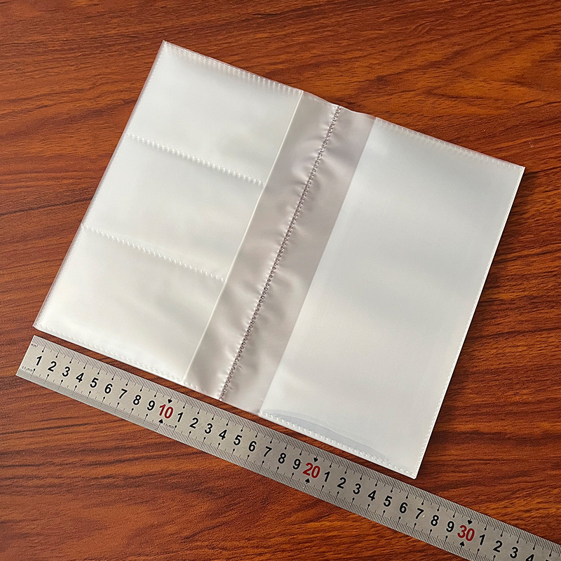 Regular Storage Book Deposit Slip Holder Household Waterproof Folder Bill Check Bank Deposit Passbook Holder Bill Inner Page