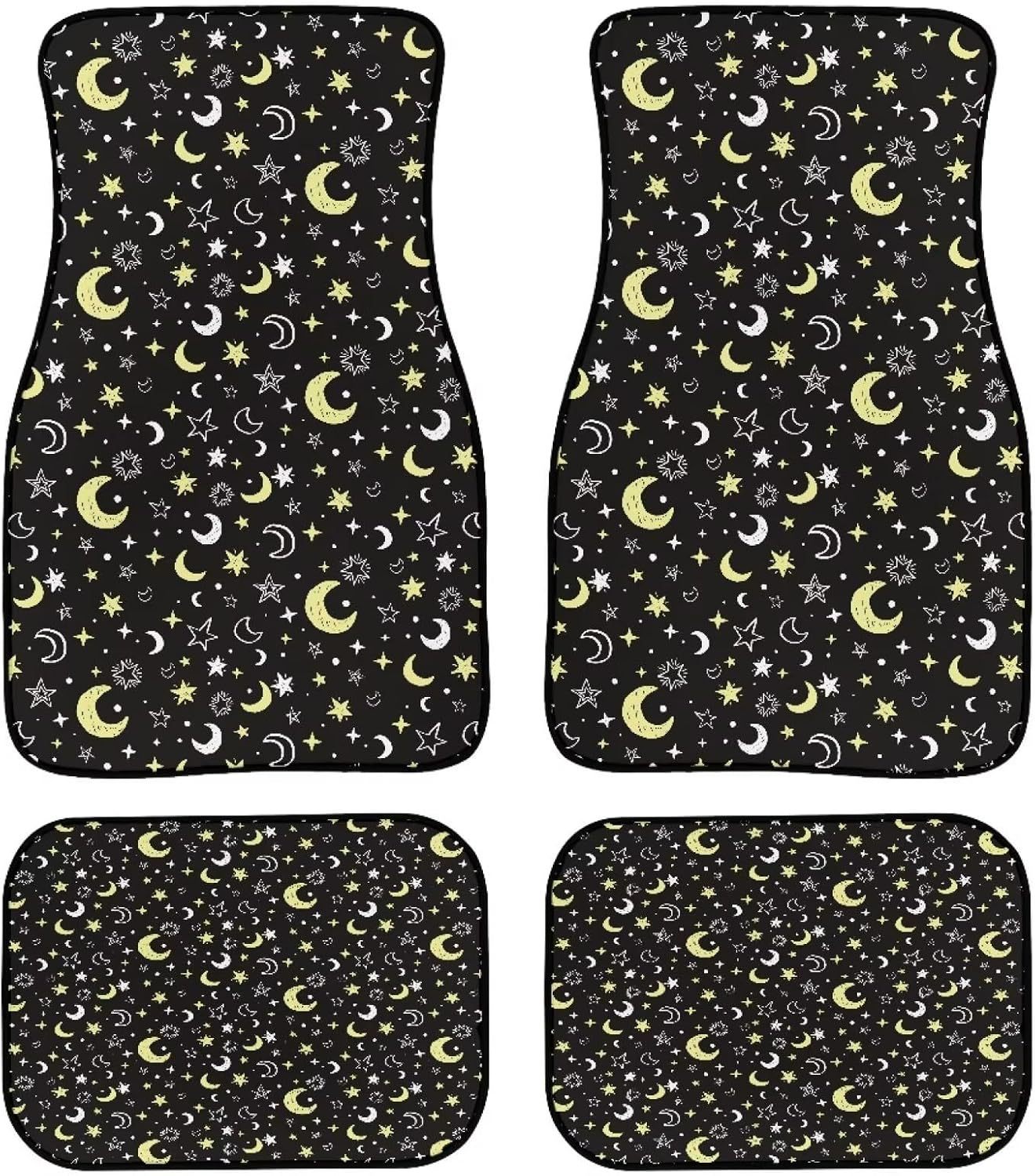Cross-border JIT Amazon American-style crystal velvet car decorative floor mats 4-piece set, easy to maintain, non-slip, universal floor mats