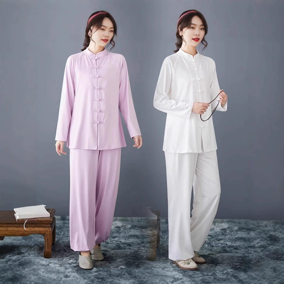 Чайный костюм Guофэн дзен с высокой бомбой весной и осенью