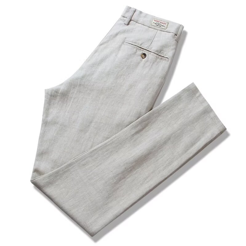 Hong Kong Style Men's Summer New 2024 Personalized Pure Color Jeans Hip-Hop Ins Trendy High Street Trendy Handsome Pants