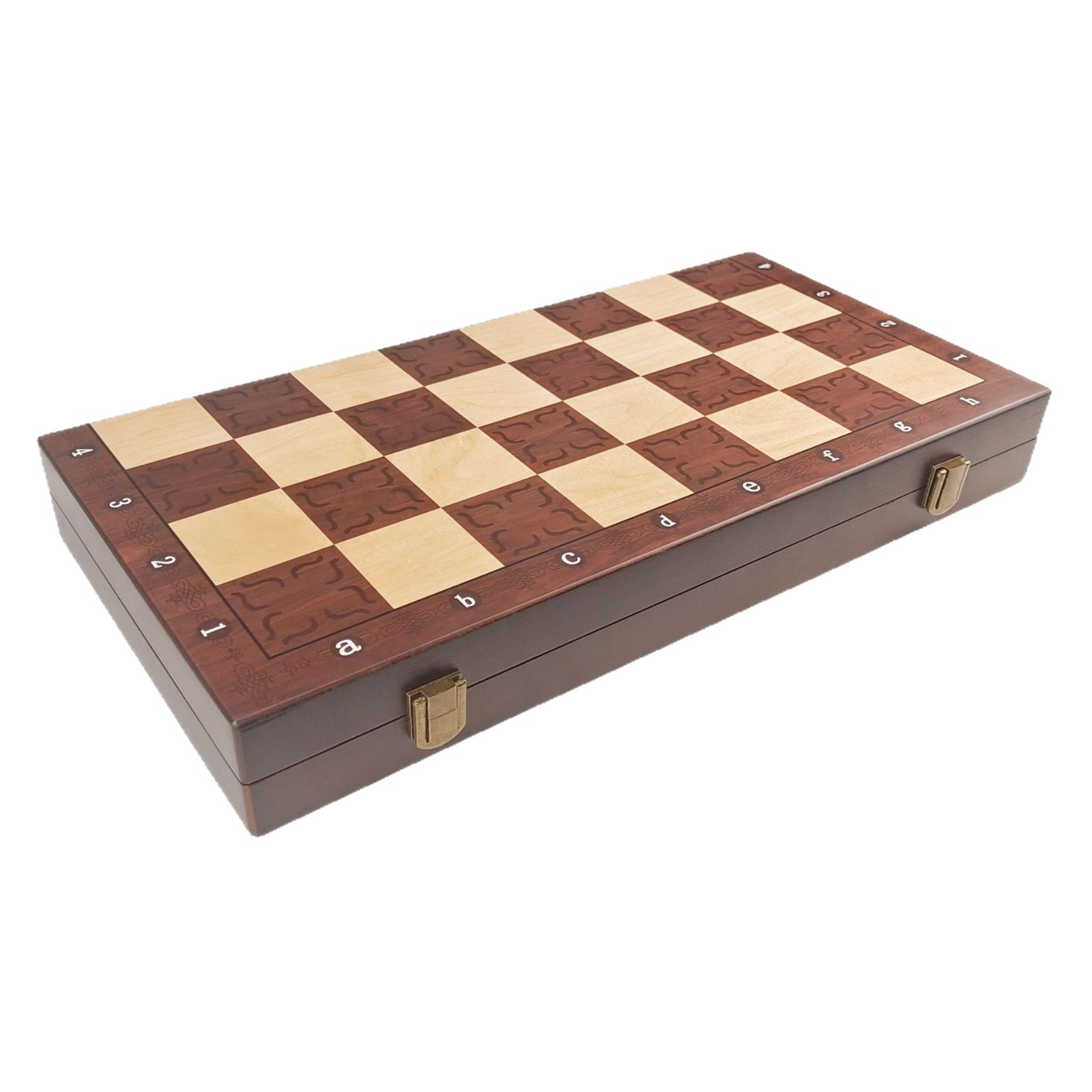 Fabricante al por mayor personalizado ajedrez magnético de madera 15 pulgadas plegable tablero de ajedrez magnético estudiantes niños