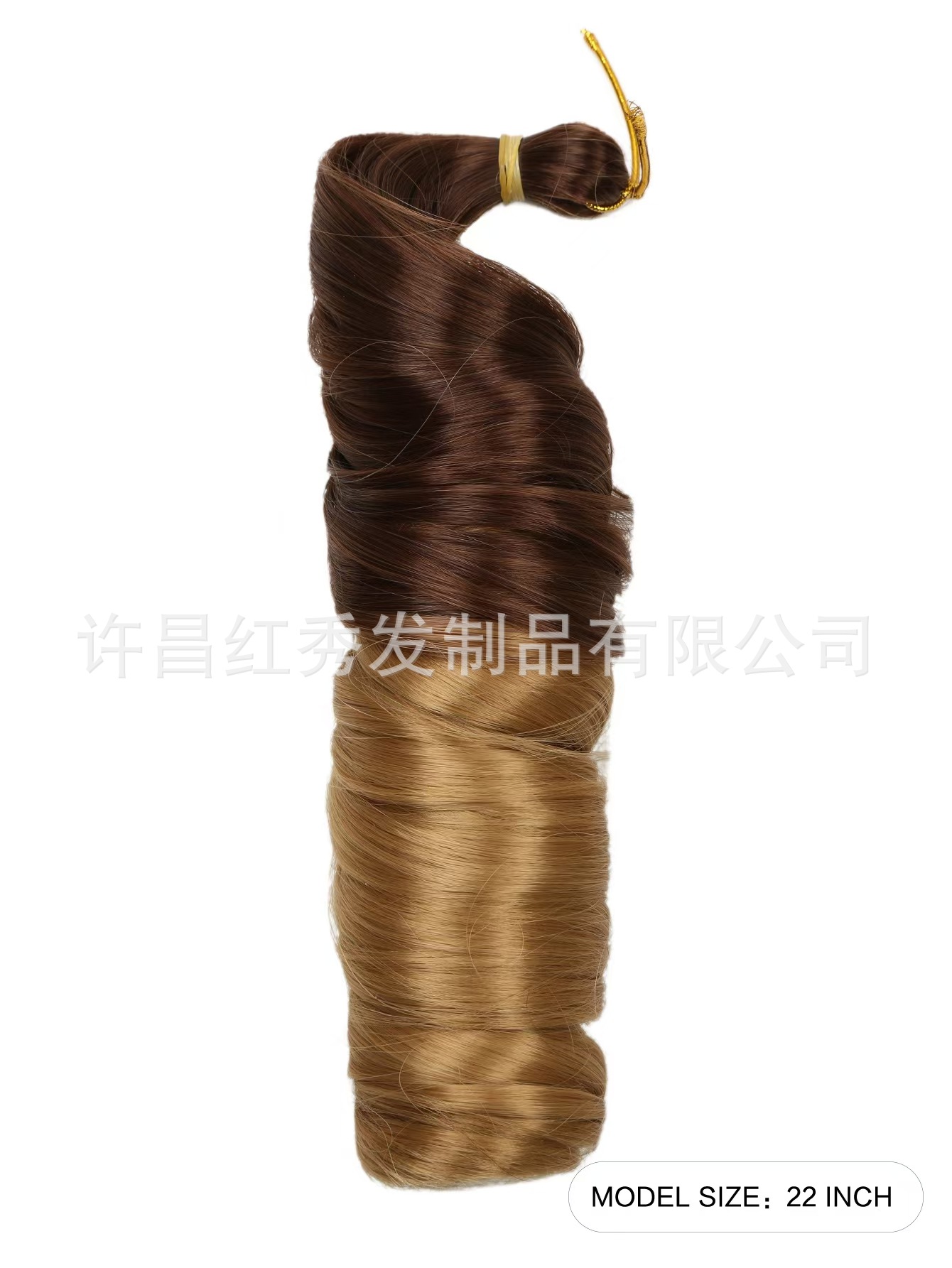 Fuentes transfronterizas europeas y americanas French loose wave tubo peluca curva fibra química 24 pulgadas 150g