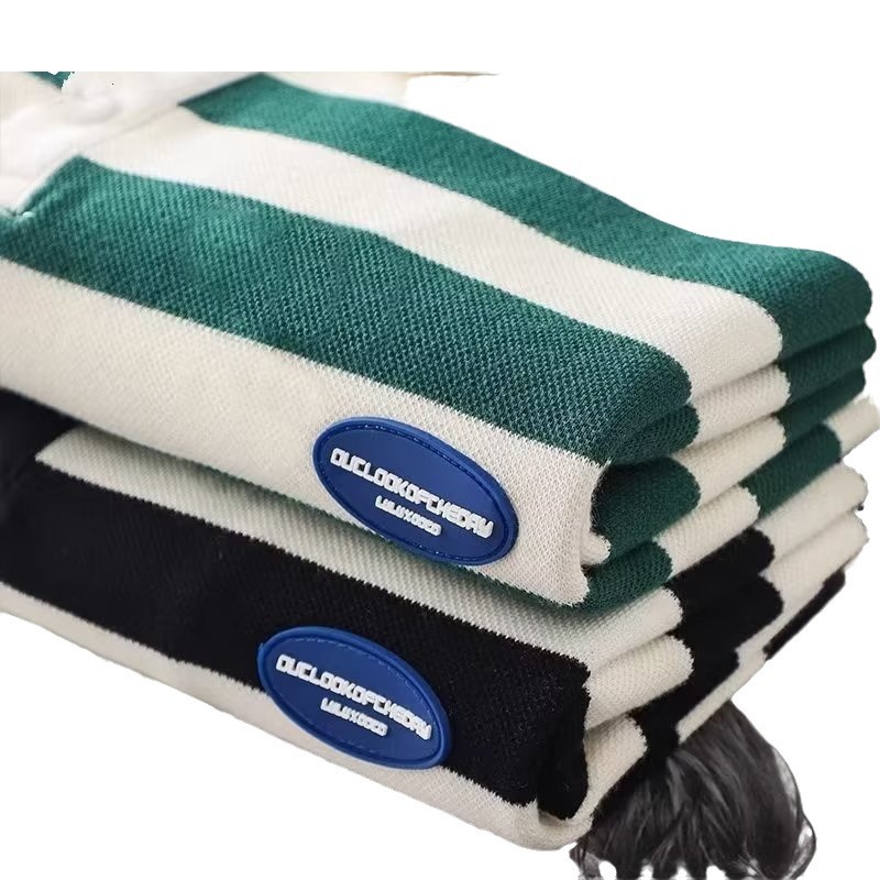 Camisa polo de manga corta con solapa Camiseta de verano de marca de moda para hombres Versión coreana de la tendencia delgada 2024 nueva camiseta de todo fósforo