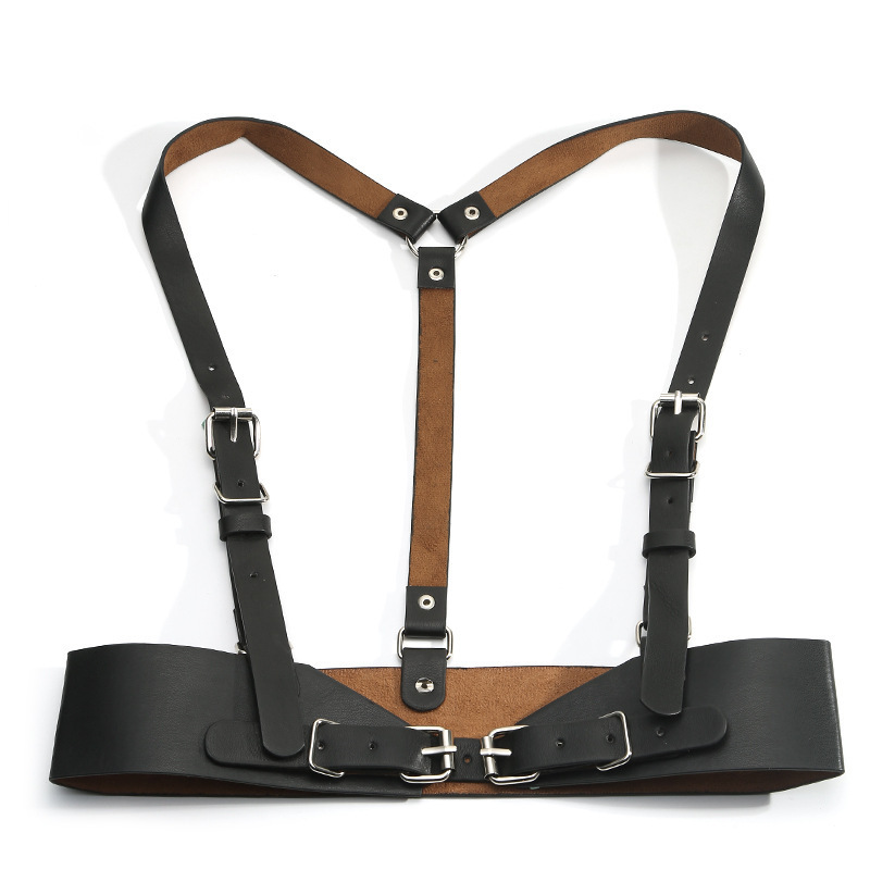 Harness Cross-border Belt Waist Seal Street Dance Performance Outer Punk Vest plus size Strap Belt Harness Cross-border Belt Waist Seal Street Dance Performance Outer Punk Vest plus size Strap Belt