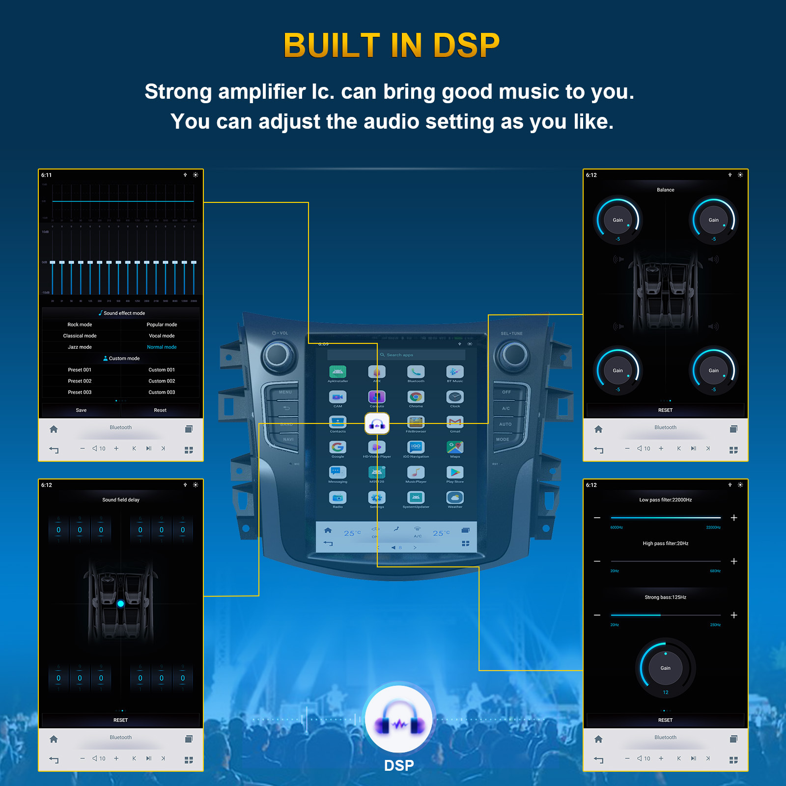 Suitable for NISSAN NAVARA 2014- Car Smart Navigation Android GPS