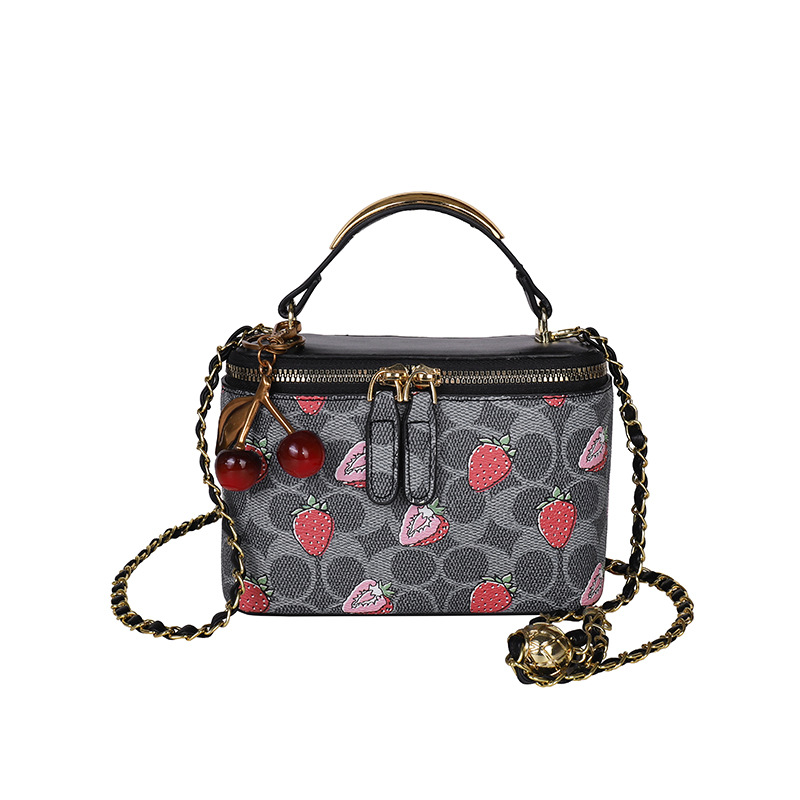 Nuevo comercio exterior transfronterizo de alta sensación de impresión caja de mano bolsos pequeños bolsos de moda lujosa bolsa de mochila exterior