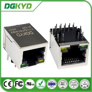 1000BASE RJ45连接器 网络接口 POE 滤波器 DGKYD111Q787AB2A1DP