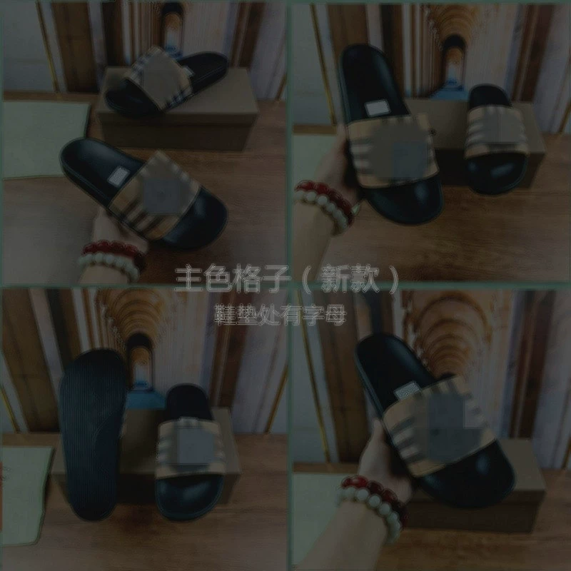 Блоки в клетку с принтом в клетку тапки летом 2025 года через границу Камбоджа Пномпень Вьетнам Нигерия slippers