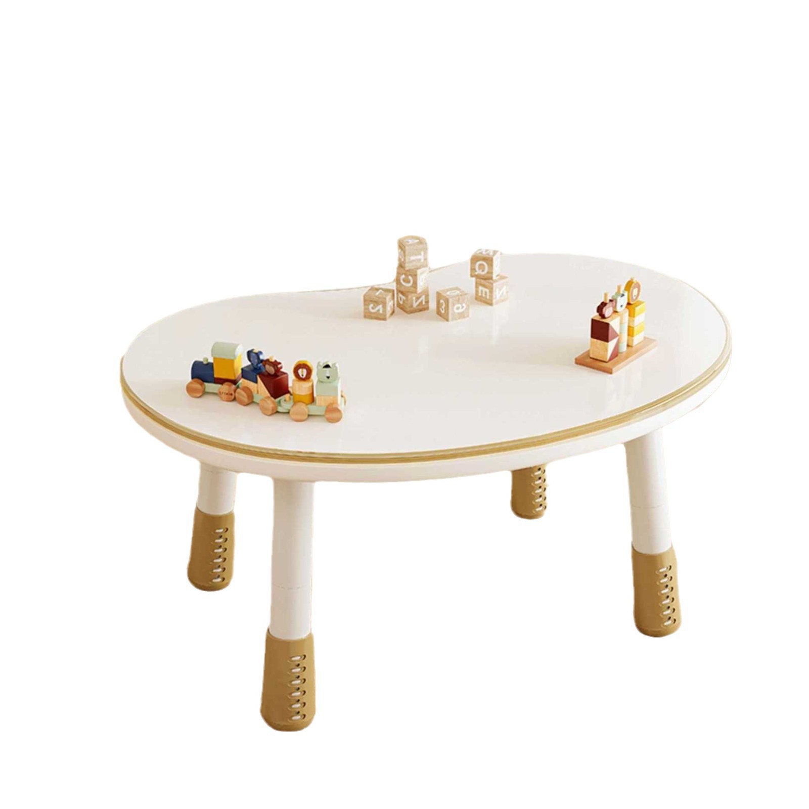 Mesa de maní Mesa de estudio para niños Escritorio de lectura Clase de arte de jardín de infantes Mesa de pintura Se puede subir y bajar para hacer una mesa pequeña hecha a mano
