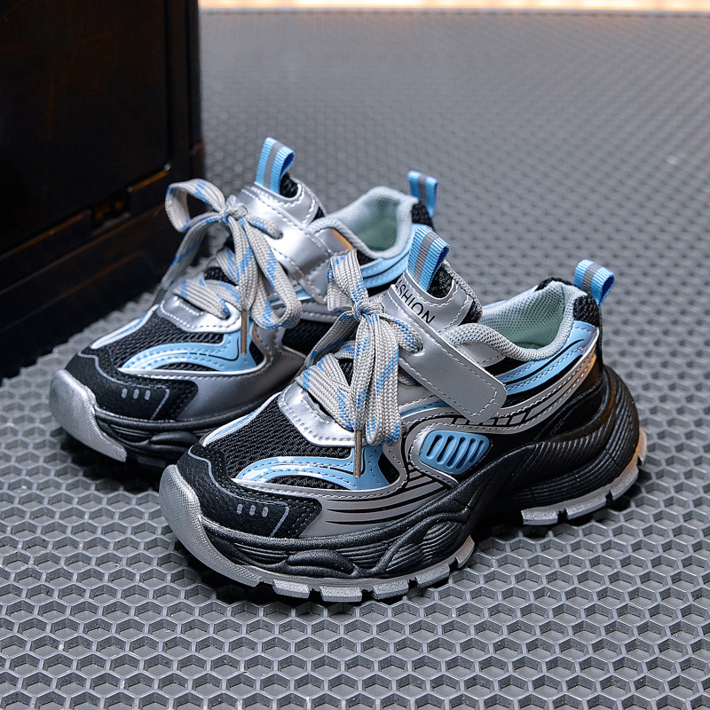 Zapatos deportivos infantiles de otoño 2026 zapatos infantiles niñas respirables zapatos de papá ecológicos zapatos de running casuales para niños