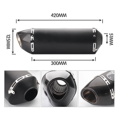 R1R3R25 GSXR750 Z1000 | Exhaust pipe