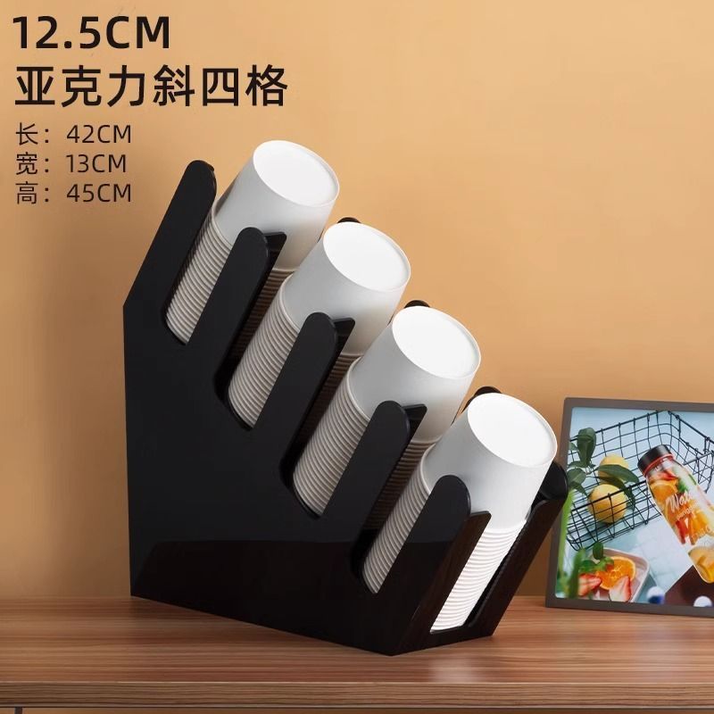 검정색 경사 4프레임 두꺼운 아크릴 소재