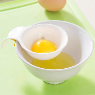 Kitchen egg white separator egg yolk egg separator silicone card shell stuck bowl edge