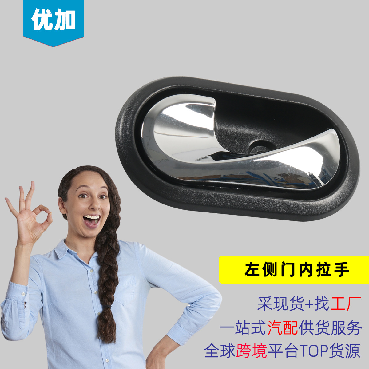 Cross-border hot left car door handle for Renault OE OE:8200733848 LH spot