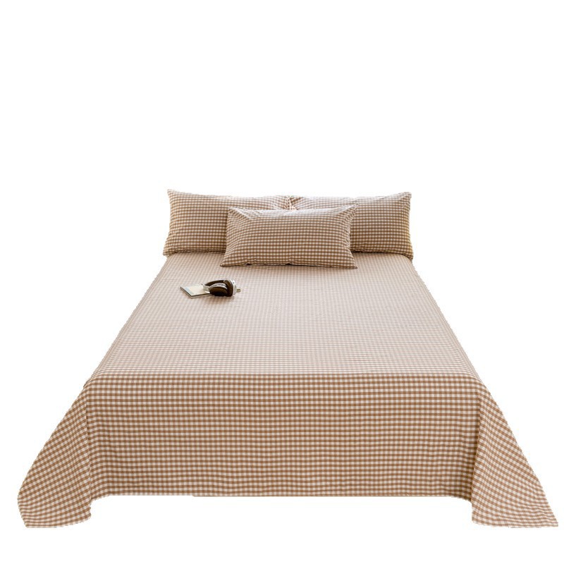 Sábana de tela gruesa vieja, edredón original de tres piezas, dormitorio de estudiantes individuales, 1,2 m litera, funda de almohada individual al por mayor