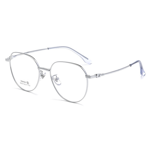 Pure titanium glasses frame 58007 fashionable retro round frame glasses frame for men ultra-light pure titanium glasses frame myopia glasses for women