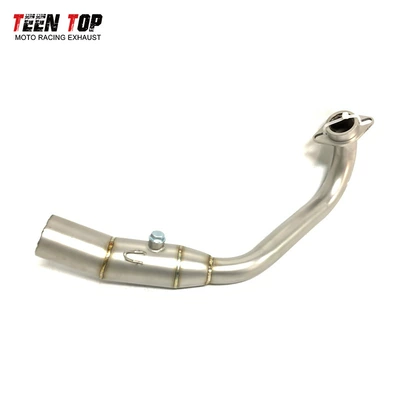 Exhaust manifold Section Full Section Exhaust Pipe - stainless-steel-titanium-front-section-with-catalyst-sensor