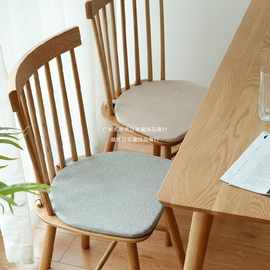 北欧实木餐椅马蹄形座套子休闲会议椅子布艺软包办简约椅坐垫椅套