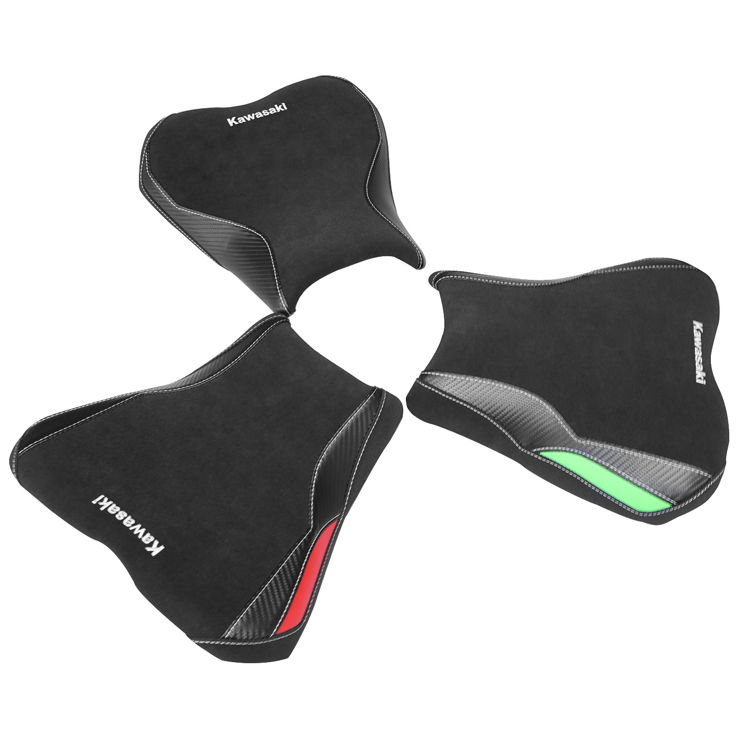 Suitable for Kawasaki ZX4R ZX4RR modified softening/increasing/lowing front and rear seat cushion assembly 23-25 years