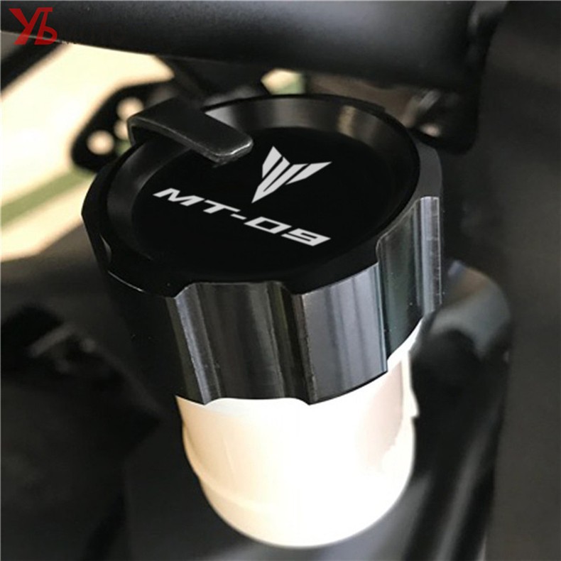 Suitable for Yamaha Mt09 Fz09 14-20 Modified Cnc Front Brake Fluid Reservoir Cap + Rear Brake Fluid Reservoir Cap
